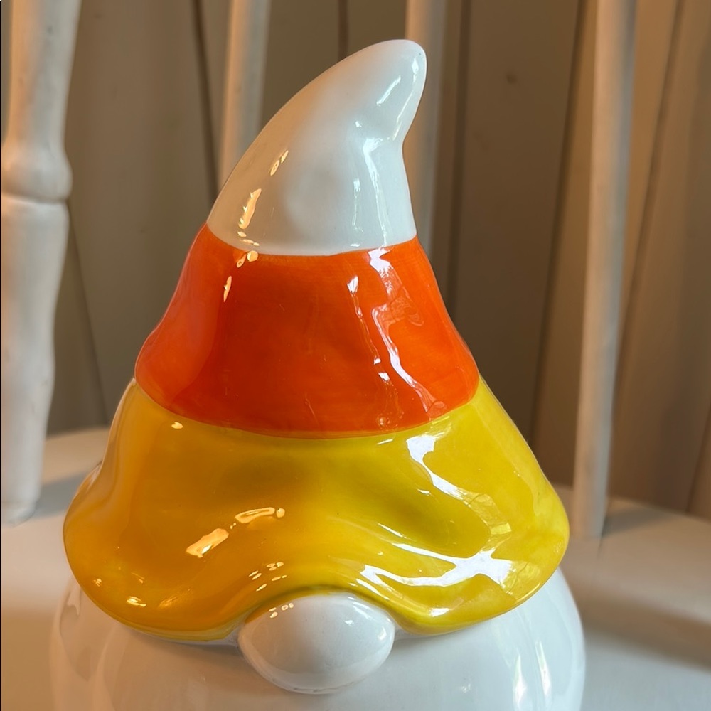 Rae Dunn Candy Corn Gnome - Halloween decor, automn Fall, festive - Picture 2 of 10